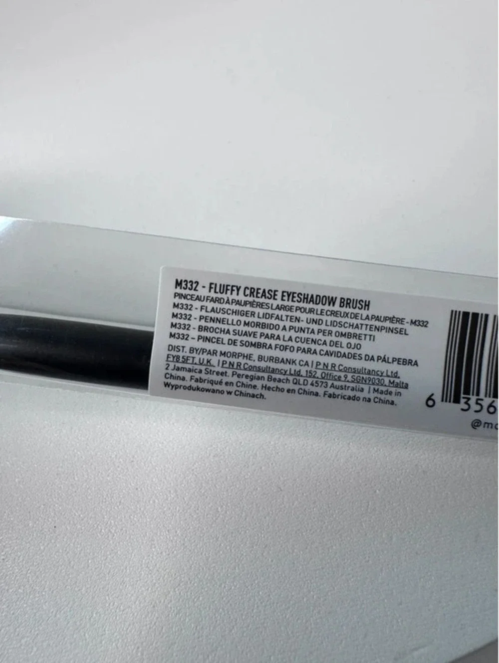 Morphe M332 fluffy crease eyeshadow brush new
